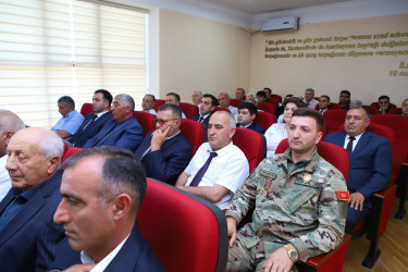 Kəlbəcər Rayon Ağsaqqallar Şurasının 2025-ci il ərzində gördüyü işlərin yekununa dair hesabat yığıncağı keçirilib.