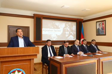 Ağdaban faciəsinin 34-cü ildönümü qeyd edilib.