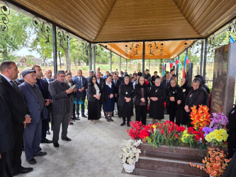 Vətən Müharibəsi şəhidi Abdullayev Həsən Aydın oğlunun ailəsi və məzarı ziyarət edilib.