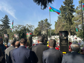 Vətən müharibəsi şəhidi, mayor Mikayılov Azər Əmrah oğlunun ailəsi və məzarı ziyarət edilib.