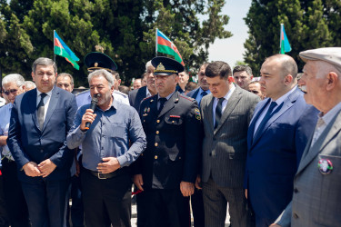 Birinci Qarabağ müharibəsində itkin düşən  Gəncə  Şəhidlər xiyabanında 31 il əvvəl naməlum şəhid kimi dəfn edilmiş, kimliyi bir qədər əvvəl müəyyənləşdirilən Məmmədov Hafiz Qədim oğlunun məzarı abadlaşdırılıb.