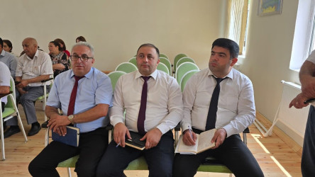 Kəlbəcər rayon İcra Hakimiyyətinin başçısı Azər Qocayev, Kəlbəcər rayon Prokuroru İlkin İsmayılov Şamaxı rayonu Çuxuryurd  kəndi, Nikolay Şeverdyayev adına Çuxuryurd kənd tam orta ümumitəhsil  məktəbin inzibati binasında həmin ərazidə yaşayan vətəndaşlar üçün səyyar-görüş qəbulunu keçirib.