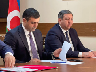 “Şəhərsalma və Memarlıq  İli”ilə bağlı təsdiq edilmiş Tədbirlər Planın Kəlbəcər rayonunda icrasını təmin etmək məqsədi ilə rayonda fəaliyyət göstərən idarə və müəssisə rəhbərləri ilə görüş keçirilmişdir.