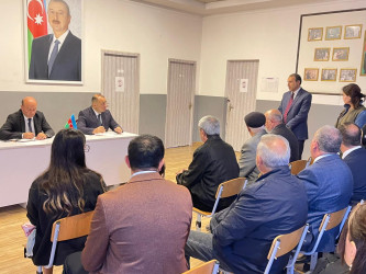 İcra Hakimiyyətinin başçısı Azər Qocayev Bakı şəhəri, Suraxanı rayonu, Kəlbəcər rayon 23 nömrəli tam orta məktəbin inzibati binasında həmin ərazidə yaşayan vətəndaşlar üçün səyyar-görüş qəbulunu keçirib.