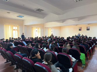 “Erkən nikahın və qohumlar arasında nikahın mənfi nəticələri və mübarizə yolları!” mövzusunda tədbir keçirilib.