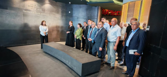 27 Sentyabr – Anım Günü ilə əlaqədar Gəncə Memorial Kompleksi ziyarət edilib