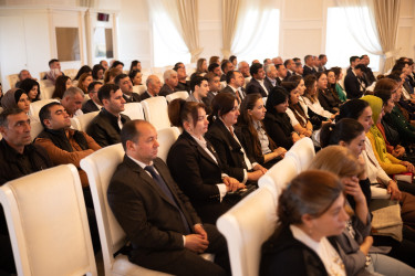 “Konstitusiya və Suverenlik ili”çərçivəsində “Şanlı Zəfərin qazanılmasında Heydər Əliyev siyasətinin rolu”  mövzusunda  Elmi-Praktiki Konfrans keçirilib.