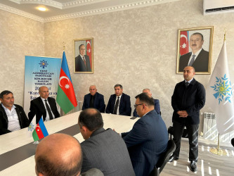 YAP Kəlbəcər rayon təşkilatı 26 sentyabr 2025–ci il tarixində 27 Sentyabr – Anım Günü ilə əlaqədar  “Müasir tariximizin ən yeni səhifəsi - 27 Sentyabr” adlı tədbir keçirilib.