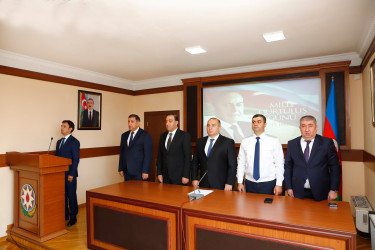 “Şəhərsalma və memarlıq ili”çərçivəsində  “15 İyun- Milli Qurtuluşdan başlayan inkişaf və yüksəliş yolu” mövzusunda tədbir keçirilib.