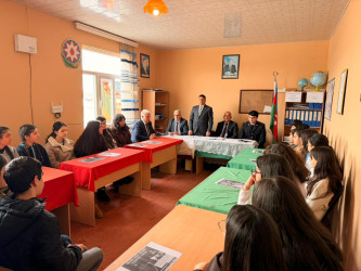 “Erkən nikah və hüquqi aspektlər” mövzusunda maarifləndirici tədbir keçirilib.