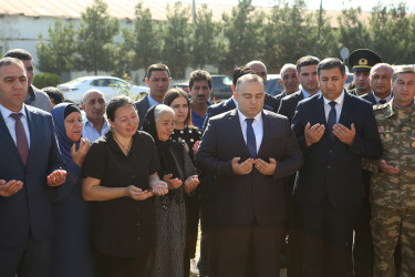 Vətən müharibəsi şəhidləri Məhərrəmli Fuad Füzuli oğlunun və Məmmədov Cavad Səfiyar oğlunun ildönümü ilə əlaqədar Şəhidlərimizin  məzarları ziyarət edilib,