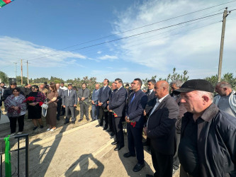 27 sentyabr “Anım Günü” ilə əlaqədar şəhid Mönsümzadə Orxan Səfiyar  oğlunun ailəsi və məzarı ziyarət edilib.