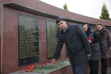 Qanlı Yanvar faciəsinin 36-cı ildönümü Kəlbəcər rayonunda qeyd edilib.