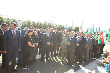 Vətən müharibəsi şəhidləri Məhərrəmli Fuad Füzuli oğlunun və Məmmədov Cavad Səfiyar oğlunun ildönümü ilə əlaqədar Şəhidlərimizin  məzarları ziyarət edilib,