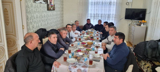 Şəhid Məhəmmədli İsmayıl Mahir oğlunun məzarı və ailəsi ziyarət edilib.