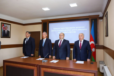 Kəlbəcər Rayon Ağsaqqallar Şurasının 2025-ci il ərzində gördüyü işlərin yekununa dair hesabat yığıncağı keçirilib.