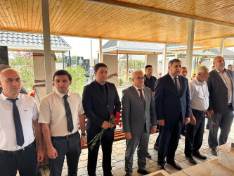 27 sentyabr “Anım Günü” ilə əlaqədar şəhid Bəylərov Seymur Səlyəddin oğlunun ailəsi və məzarı ziyarət edilib.