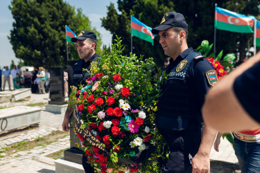 Birinci Qarabağ müharibəsində itkin düşən  Gəncə  Şəhidlər xiyabanında 31 il əvvəl naməlum şəhid kimi dəfn edilmiş, kimliyi bir qədər əvvəl müəyyənləşdirilən Məmmədov Hafiz Qədim oğlunun məzarı abadlaşdırılıb.