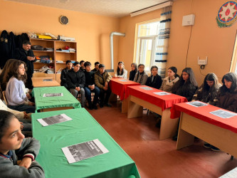 “Erkən nikah və hüquqi aspektlər” mövzusunda maarifləndirici tədbir keçirilib.