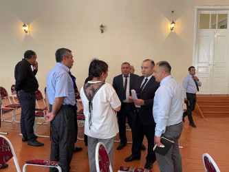 Kəlbəcər rayon İcra Hakimiyyətinin başçısı Azər Qocayev Göygöl rayonu, Çaykənd kəndində yaşayan vətəndaşlar üçün  qəbul keçirib.