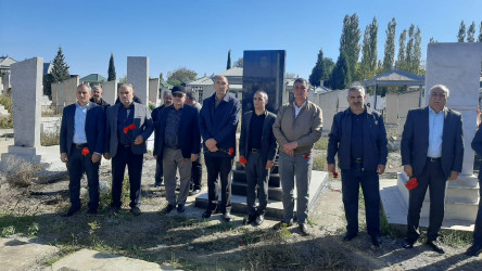 Şəhid  Həsənli Zərimxan Rafiq oğlunun məzarı ziyarət edilib.