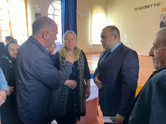 Kəlbəcər rayon İcra Hakimiyyətinin başçısı Azər Qocayev Goranboy şəhəri, Məcburi köçkün qəsəbəsi, Xocalı rayon Uşaq İncəsənət Məktəbində yaşayan vətəndaşlar üçün  qəbul keçirib.