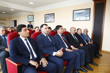 “Şəhərsalma və memarlıq ili”çərçivəsində  “15 İyun- Milli Qurtuluşdan başlayan inkişaf və yüksəliş yolu” mövzusunda tədbir keçirilib.