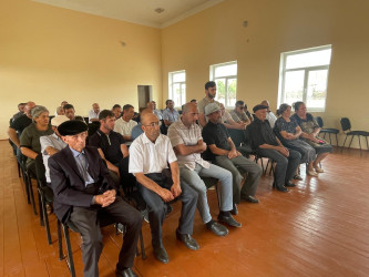 Kəlbəcər rayon İcra Hakimiyyətinin başçısı Azər Qocayev Şəki rayonu, Çələbixan qəsəbəsində yaşayan vətəndaşlar üçün səyyar-görüş qəbulunu keçirib.