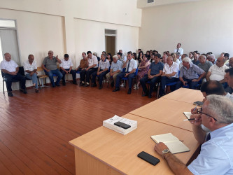 Kəlbəcər rayon İcra Hakimiyyətinin başçısı Azər Qocayev Mingəçevir şəhərində yaşayan vətəndaşlar üçün səyyar-görüş qəbulunu keçirib.