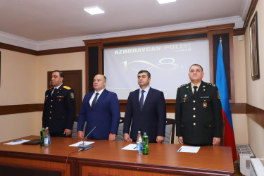 Kəlbəcər rayonunda Azərbaycan Polisinin yaradılmasının 108-ci ildönümü qeyd edilib.