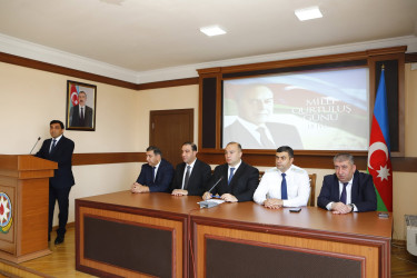 “Şəhərsalma və memarlıq ili”çərçivəsində  “15 İyun- Milli Qurtuluşdan başlayan inkişaf və yüksəliş yolu” mövzusunda tədbir keçirilib.