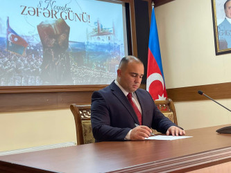 Kəlbəcər rayon İcra Hakimiyyətinin və Kəlbəcər rayon Ağsaqqallar şurasının birgə təşkilatçılığı ilə “8 noyabr-tarixi zəfər, milli qürür günümüzdür”mövzusunda tədbir keçirilib.