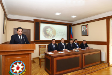 İctimai xadim, görkəmli oftalmoloq alim, akademik, Zərifə xanım Əliyevanın anım gününə həsr olunmuş tədbir keçirilib.