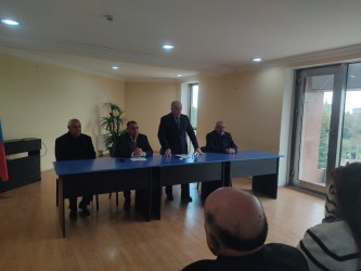 Milli mənəvi dəyərlərin qorunub saxlanılması prosesində ağsaqqalların rolu mövzusunda tədbir keçirilib.