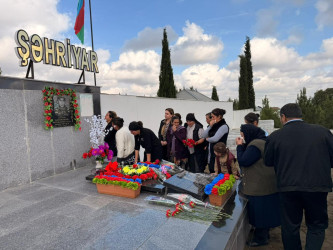 27 sentyabr “Anım Günü” ilə əlaqədar antiterror əməliyyatı  zamanı şəhid olmuş Mehtiyev Şəhriyar Mübariz oğlunun ailəsi və məzarı ziyarət edilib.
