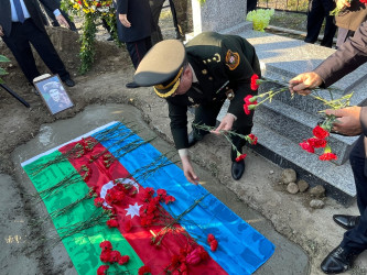 Birinci Qarabağ müharibəsinin şəhidi Mustafayev Möhübbət Qənimət oğlu torpağa tapşırılıb.