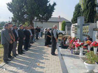 27 sentyabr “Anım Günü” ilə əlaqədar antiterror əməliyyatı  zamanı şəhid olmuş Orucov Dağbəyi Sabay oğlunun ailəsi ziyarət edilib.