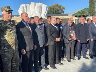 Birinci Qarabağ müharibəsinin şəhidi Mustafayev Möhübbət Qənimət oğlu torpağa tapşırılıb.