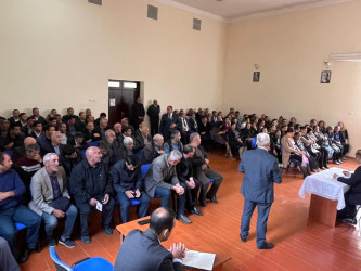 Kəlbəcər rayon İcra Hakimiyyətinin başçısı Azər Qocayev Goranboy şəhəri, Məcburi köçkün qəsəbəsi, Xocalı rayon Uşaq İncəsənət Məktəbində yaşayan vətəndaşlar üçün  qəbul keçirib.