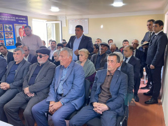 Kəlbəcər rayon İcra Hakimiyyətinin başçısı Azər Qocayev Bərdə rayonu, Lənbərən kəndində və ora yaxın ərazidə yaşayan vətəndaşlar üçün səyyar-görüş qəbulunu keçirib.