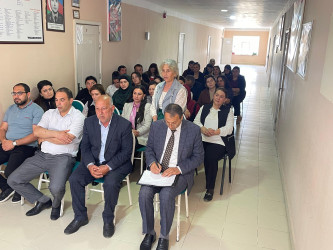 Kəlbəcər rayon İcra Hakimiyyətinin başçısı Azər Qocayev Bakı şəhəri, Xəzər rayonu, Binə qəsəbəsi ərazisində yaşayan vətəndaşlar üçün səyyar-görüş qəbulunu keçirib.