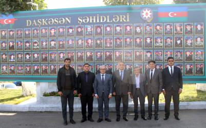 Vətən Müharibəsi şəhidi Abdullayev Şəhriyar Kamil oğlunun ailəsi və məzarı ziyarət edilib