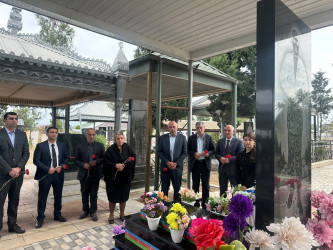 Şəhid Muxtarov Taleh Həşim oğlunun ailəsi və məzarı ziyarət edilib.