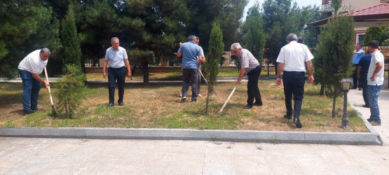Kəlbəcər Rayon İcra Hakimiyyətinin  təşkilatçılığı ilə “Şəhərsalma və Memarlıq  ili”  çərçivəsində növbəti iməclik  aksiyası  həyata keçirilib