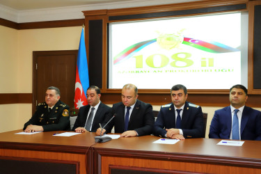 1 oktyabr - Azərbaycan Respublikası Prokurorluğunun yaradılmasının 108-ci il dönümü Kəlbəcər rayon İcra Hakimiyyətində qeyd olunub