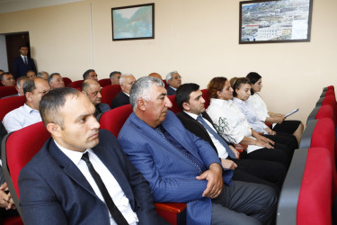 “Şəhərsalma və memarlıq ili”çərçivəsində  “15 İyun- Milli Qurtuluşdan başlayan inkişaf və yüksəliş yolu” mövzusunda tədbir keçirilib.