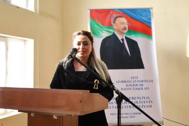 Yeni Azərbaycan Partiyası Kəlbəcər rayon təşkilatı tərəfindən 24 dekabr 2025-ci il tarixində “Zəfərdən suverenliyə: Prezident İlham Əliyevin quruculuq strategiyası” mövzusunda tədbir keçirilib.