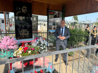 Şəhid  Həsənli Zərimxan Rafiq oğlunun ailəsi və məzarı ziyarət edilib.