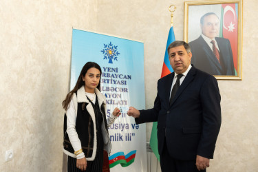 Yeni Azərbaycan Partiyasının yaranmasının 33-cü ildönümü Kəlbəcər rayonunda qeyd olunub.