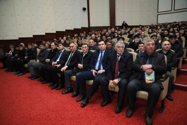 Aşıq Şəmşirin anadan olmasının 133 illiyinə həsr olunmuş  “Dədə öyüdlərinin söz işığında” adlı tədbir keçirilib.